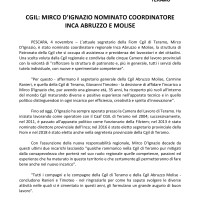 Mirco D'Ignazio è il nuovo Coordinatore Regionale INCA Abruzzo e Molise